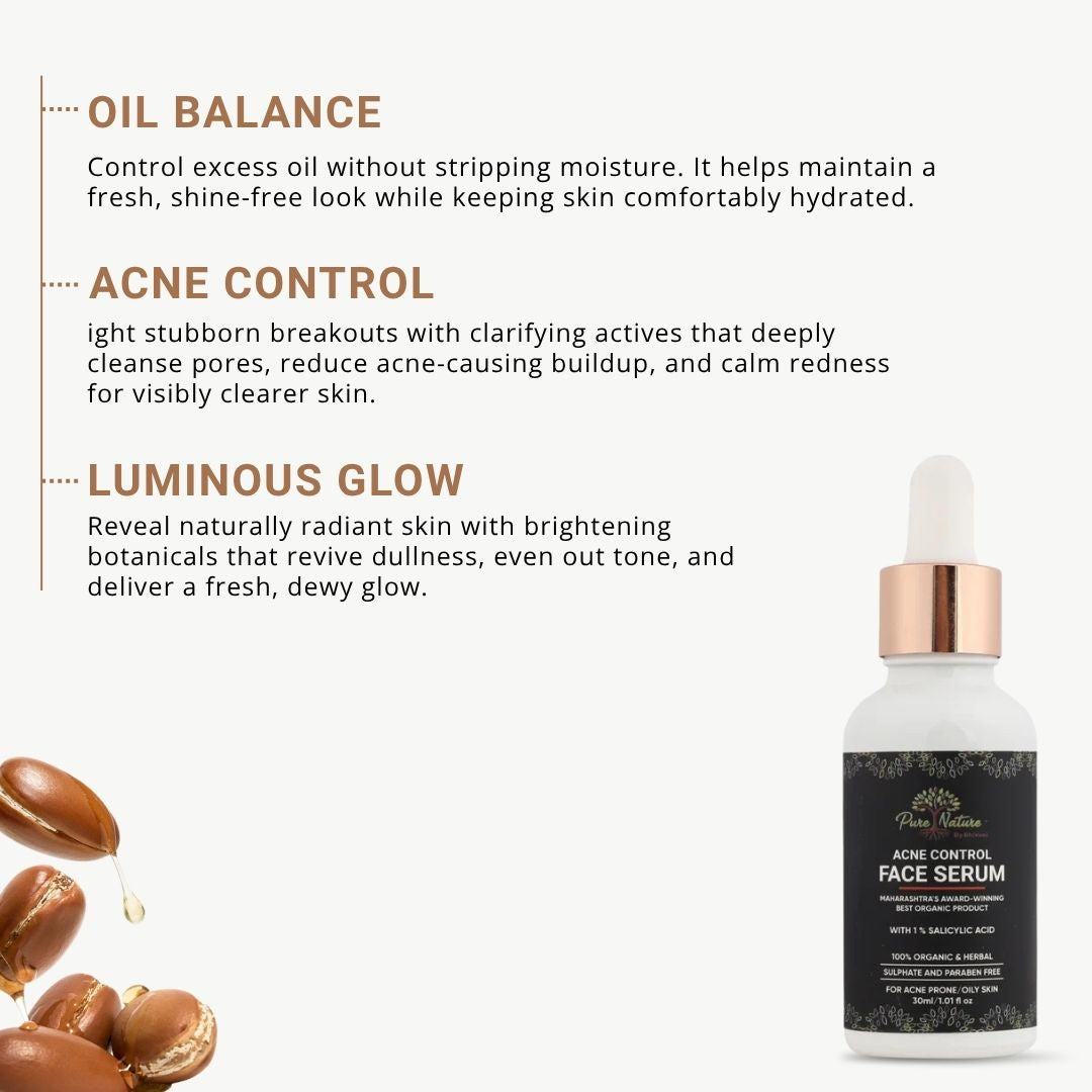 Pure Nature Acne Control Face Serum