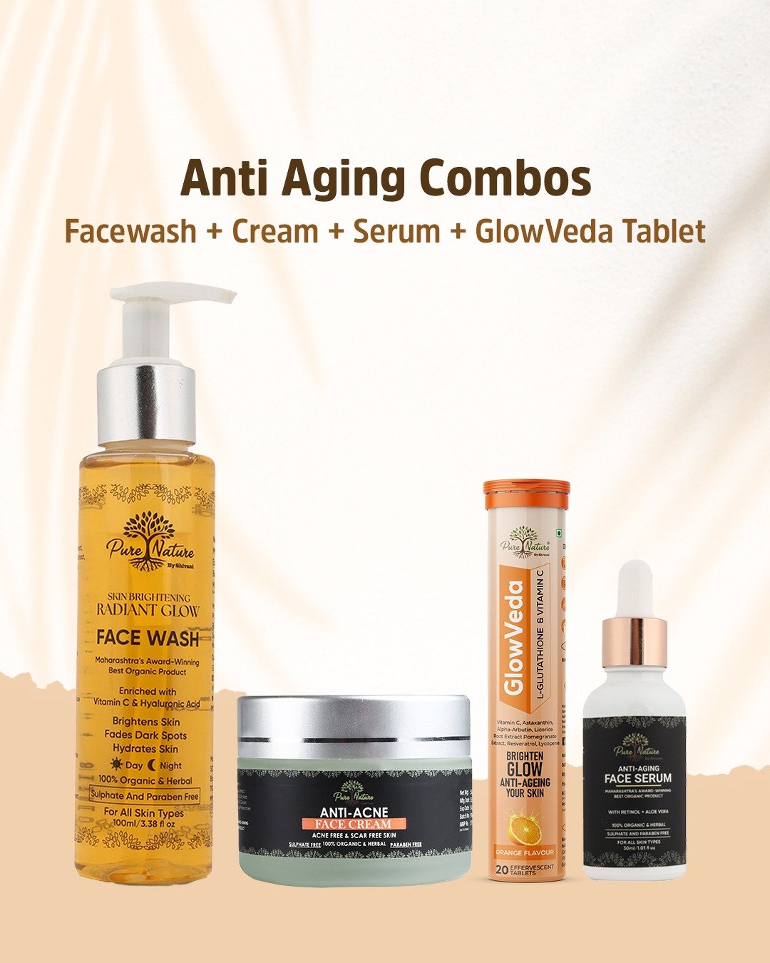 Anti Aging Combo 4 Products